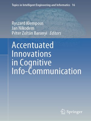 cover image of Accentuated Innovations in Cognitive Info-Communication
